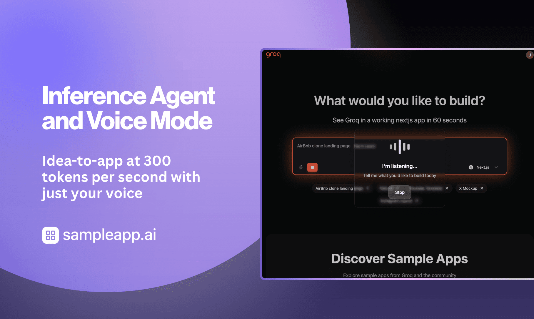 Introducing Voice Mode & Inference Agent 🔥🧠 - Build at the speed of conversation